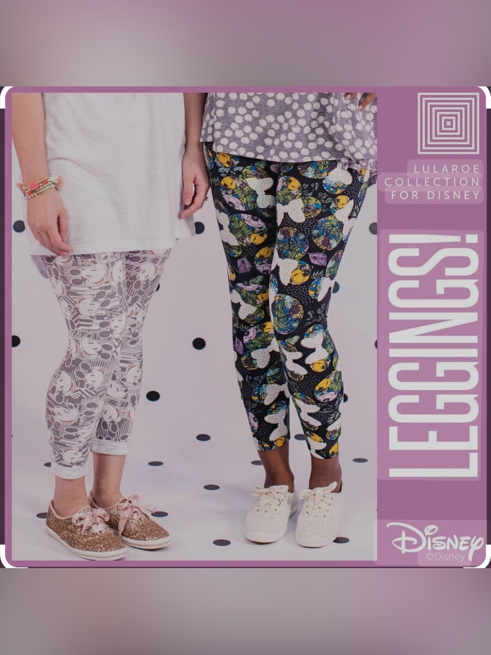 LuLaRoe Alice in Wonderland Character Print Leggings - Picture 6 of 6